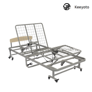 This grid-style adjustable electric bed base features an integrated metal grid support panel instead of traditional slats, delivering full-surface even support to avoid mattress sagging and disperse body pressure evenly across shoulders, waist and hips. Equipped with silent dual electric motors, it enables stepless adjustment of head, back and leg angles to fit multiple scenarios including flat sleeping, reading, watching media and leg elevation for fatigue relief. Built-in silent casters with locking brakes are installed on all four corners. The bed frame can be freely moved for easy room cleaning and layout rearrangement; the lock function fixes the bed firmly in place to prevent sliding during rest. The entire frame uses thickened reinforced steel construction with full welding for outstanding load-bearing capacity, stable and wobble-free during angle adjustment or body turnover. All metal surfaces are finished with eco-friendly electrostatic anti-rust spray coating, moisture-proof, corrosion-resistant and scratch-proof, adapting to long-term use in master bedrooms, apartment suites and smart hotel projects. The hollow grid structure maximizes airflow underneath the mattress, eliminating trapped moisture, mold and odors to extend mattress service life. Soft mute buffer pads are fitted at all joint positions to eliminate friction squeaks, ensuring quiet adjustment and undisturbed sleep. It works perfectly with latex, spring, memory foam and all mainstream mattresses. Custom dimensions, bulk wholesale and OEM customization are supported for furniture and mattress manufacturers.