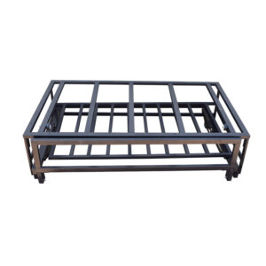 2-drawer storage sofa frame, heavy-duty steel sofa base with double storage drawers, mute space-saving sofa support frame for furniture OEM wholesale