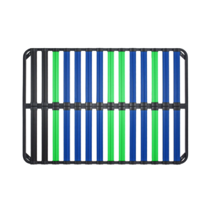 Reinforced fiberglass slat base, sturdy anti-rust carbon steel frame, high-toughness non-deformable fiberglass bed slat frame for mattress wholesale OEM