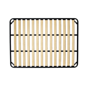 Reinforced straight wood slat base, anti-rust carbon steel frame, heavy-duty flat bed slat frame for mattress factory OEM wholesale