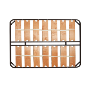 Reinforced wide slat base, anti-rust carbon steel frame, heavy-duty wide bed slat frame for mattress factory OEM wholesale
