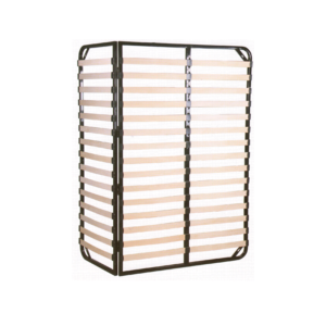Foldable poplar wood slat base, space-saving foldable bed slat frame, mute elastic poplar slat base for mattress factory OEM wholesale