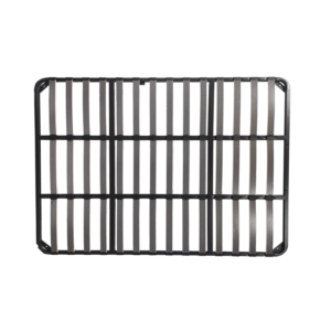 Reinforced grey grid kraft paper slat base, rust resistant thick carbon steel bed slat frame, mute wear resistant bed support slats for mattress OEM wholesale supply