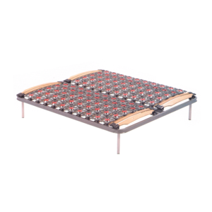 Reinforced luxury slat base, heavy-duty rust-proof carbon steel bed slat frame, silent premium bed support frame for high-end mattress OEM wholesale