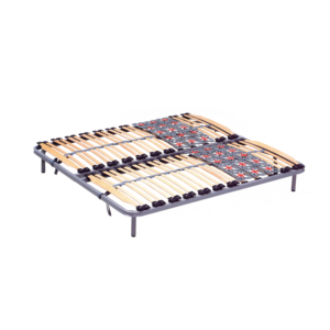 Reinforced luxury slat base, heavy-duty anti-rust steel bed slat frame, high load bearing silent bed support for hotel and mattress OEM wholesale