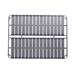 Reinforced silent 3D fabric slat base, rust-proof thick steel bed slat frame, noise-free breathable fabric wrapped bed support slats for mattress OEM wholesale
