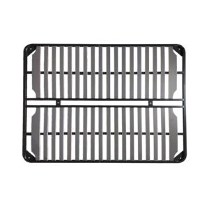 Reinforced grey grid kraft paper slat base, heavy-duty anti-rust carbon steel bed slat frame, mute wear-resistant bed support slats for mattress OEM wholesale