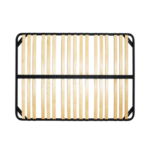 Reinforced birch slat base, heavy-duty anti-rust steel bed frame, elastic mute solid birch bed support slats for mattress OEM wholesale