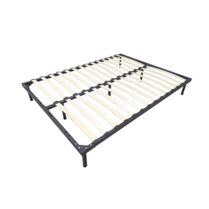 Detachable curved slat base, flat pack easy assemble steel bed frame, ergonomic mute curved bed support slats for mattress OEM wholesale