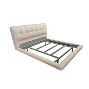 Floating iron bed frame, hidden leg suspended metal bed base, heavy-duty rust-proof mute floating bed bracket for mattress OEM wholesale