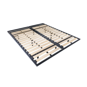 Solid wood floating bed frame, hidden leg levitation solid wood bed base, eco-friendly mute solid wood bed support for mattress OEM wholesale