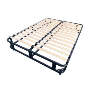 Simple detachable slat base, flat pack easy assemble steel bed slat frame, mute space-saving bed support slats for mattress OEM wholesale